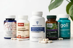 Ashwagandha supplement bottles tested