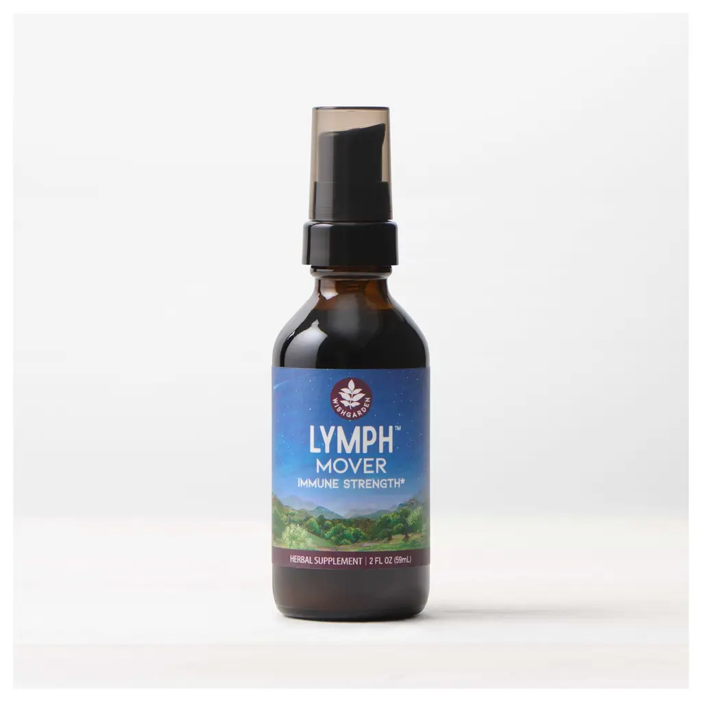 WishGarden Herbs Lymph Mover tincture bottle