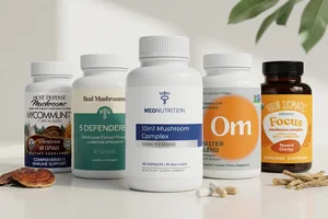 Mushroom supplement bottles tested