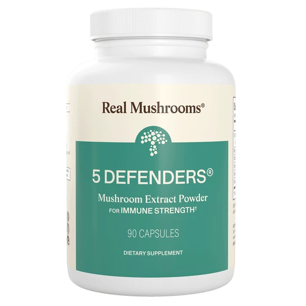 Real Mushrooms 5 Defenders bottle